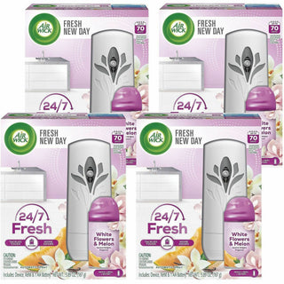 Air Wick Pure 24/7 Summer Air Spray Kit - Spray - Summer Delights - 60 Day - 4 / Carton