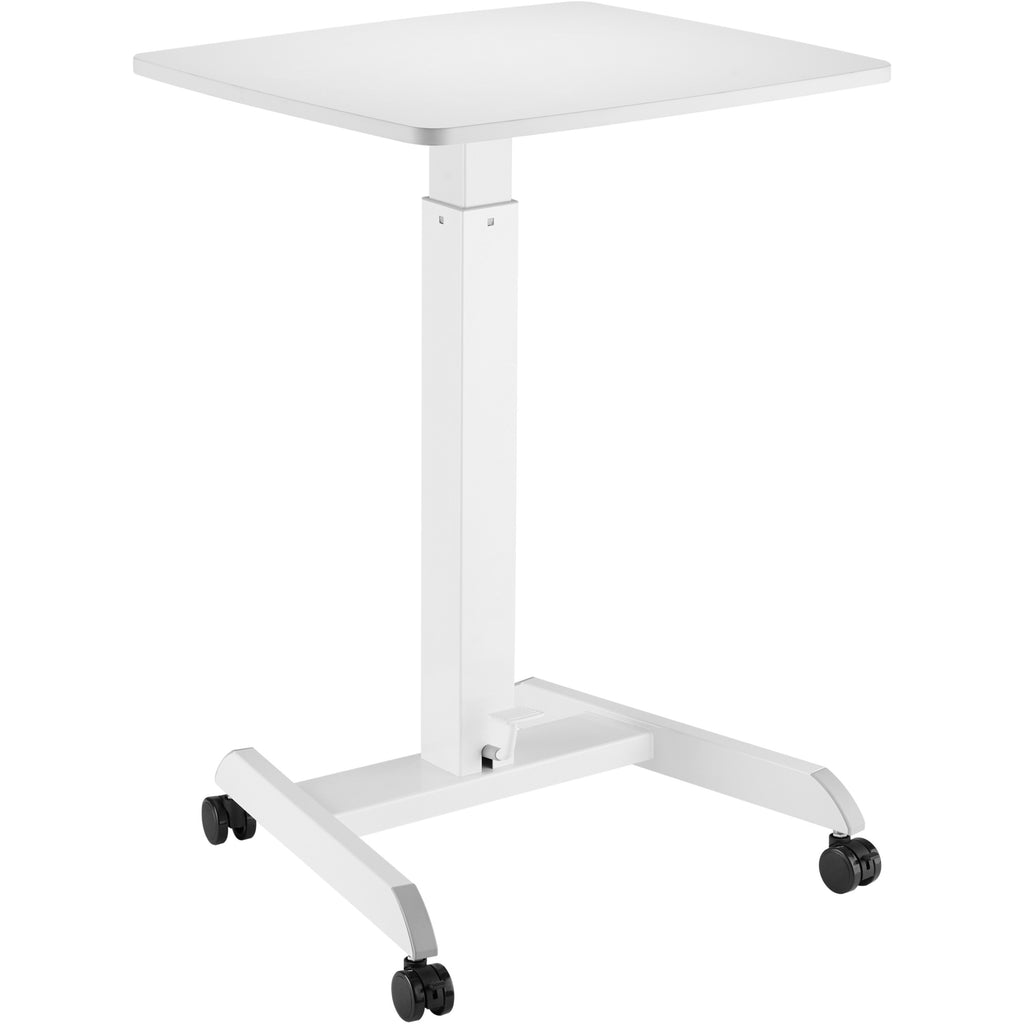 Kantek Mobile Height Adjustable Sit to Stand Desk - For - Table TopRectangle Top - 17.60 lb Capacity - Adjustable Height - 29.60" to 44.20" Adjustment x 23.60" Table Top Width x 20.50" Table Top Depth - 44.20" Height x 23.60" Width x 20.50" Depth - A