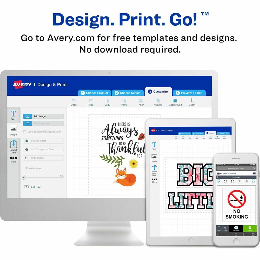 Avery Printable Sticker Paper, 8.5" x 11" , Kraft Brown, Laser & Inkjet Printers, 15 Craft Paper Sheets (4392) - Avery Printable Sticker Paper, Kraft, 8.5" x 11" , 15 Sheets (4392)