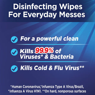 Multi Purpose Wipes, 1-Ply, 7 x 7, Lemon, White, 24/Pack, 12 Packs/Carton
