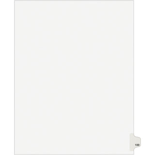 avery-side-tab-individual-legal-dividers-500-x-dividers-500-side-tabs-100-1-tabs-set-85-divider-width-x-11-divider-length-letter-850-width-x-11-length-white-paper-divider-20-carton_ave82341 - 1