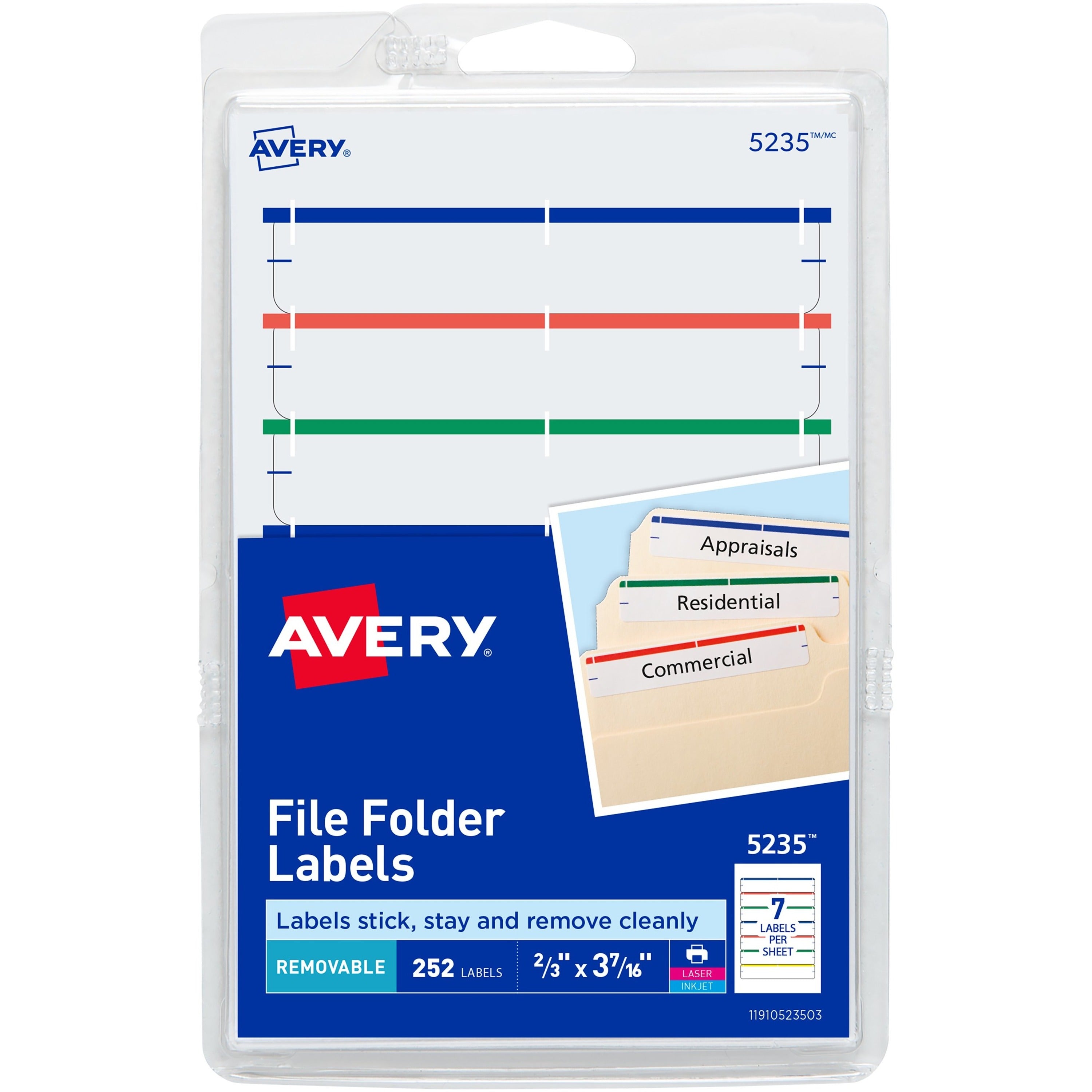 avery-removable-file-folder-labels-2-3-width-x-3-7-16-length-removable-adhesive-rectangle-laser-inkjet-assorted-dark-blue-dark-red-green-yellow-paper-7-sheet-648-total-sheets-4536-total-labels-18-carton_ave05235 - 1