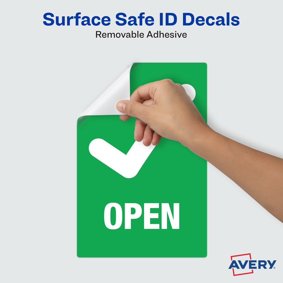 avery-surface-safe-open-closed-table-chair-decals-10-open-closed-print-message-4-width-x-6-height-rectangular-shape-white-print-message-color-water-resistant-pre-printed-chemical-resistant-abrasion-resistant-tear-resistant-dur_ave83070 - 7