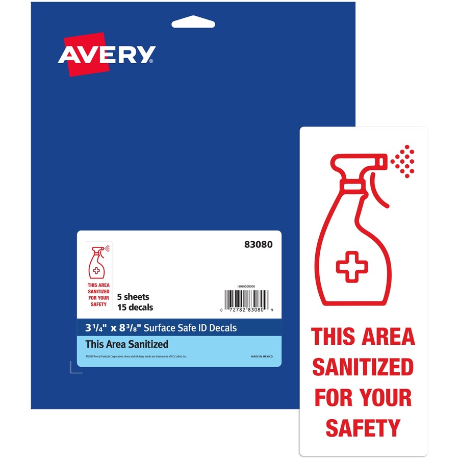 avery-surface-safe-this-area-sanitized-decals-15-pack-this-area-sanitized-print-message-rectangular-shape-water-resistant-pre-printed-chemical-resistant-abrasion-resistant-tear-resistant-durable-uv-resistant-residue-free-easy-p_ave83080 - 7