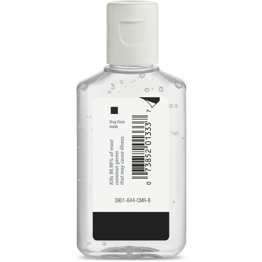 PURELL Advanced Hand Sanitizer Gel - 1 fl oz (29.6 mL) - Bottle Dispenser - Kill Germs - Skin, Hand - Clear - 72 / Carton