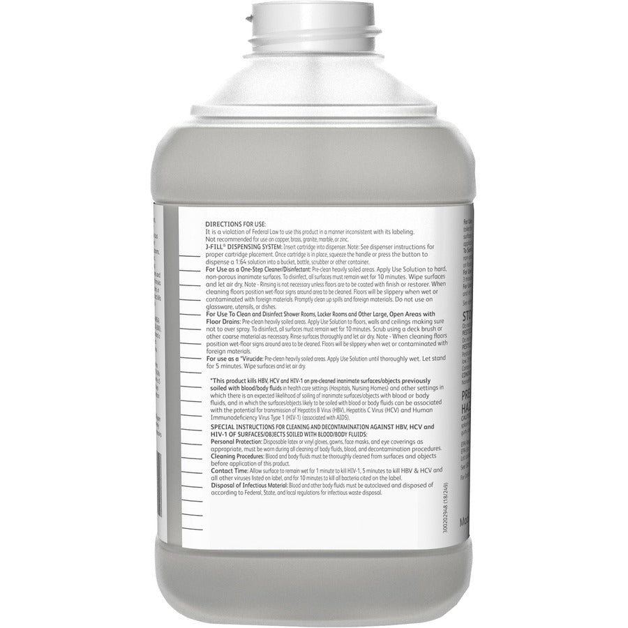 Diversey Alpha-HP Multi Disinfectant Cleaner - 84.5 fl oz (2.6 quart) - Citrus Scent - 2 / Carton - Clear