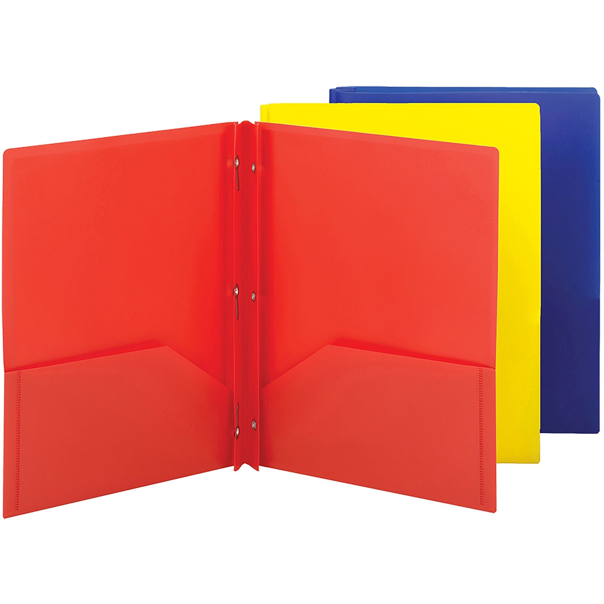 smead-letter-fastener-folder-8-1-2-x-11-180-sheet-capacity-2-x-double-tang-fasteners-2-inside-back-pockets-red-yellow-blue-72-carton_smd87738 - 1