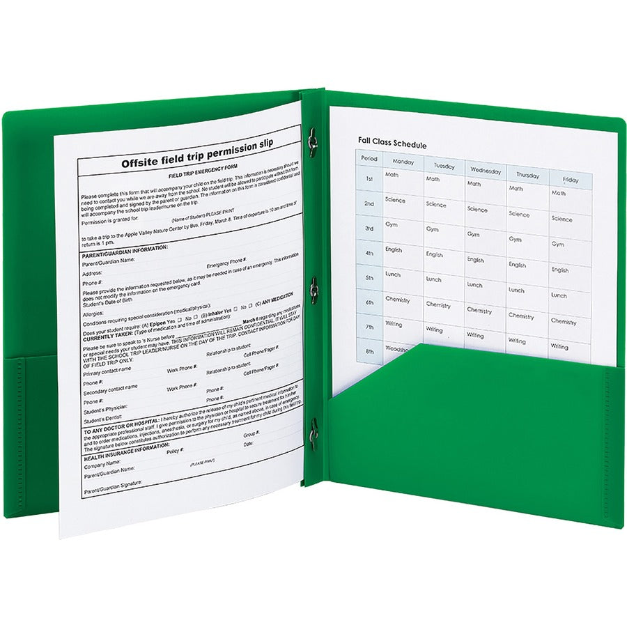 smead-letter-fastener-folder-8-1-2-x-11-180-sheet-capacity-2-x-double-tang-fasteners-2-inside-back-pockets-green-72-carton_smd87732 - 8