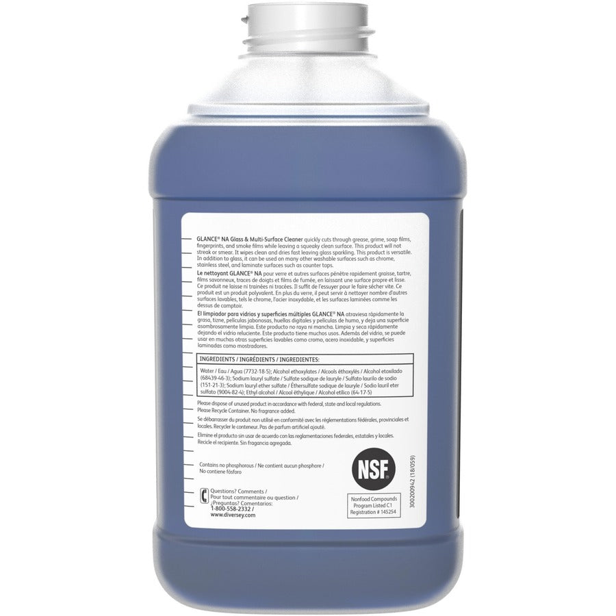 diversey-glance-hc-glass-multisurface-cleaner-concentrate-845-fl-oz-26-quart-ammonia-scentbottle-1-each-non-streaking-quick-drying-streak-free-blue_dvo905779 - 5