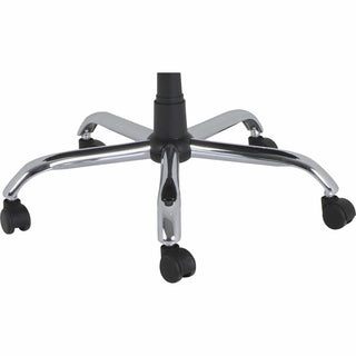 Lorell High-capacity Mesh High-back Task Chair - Fabric Seat - Mid Back - 5-star Base - Black - 1 Each