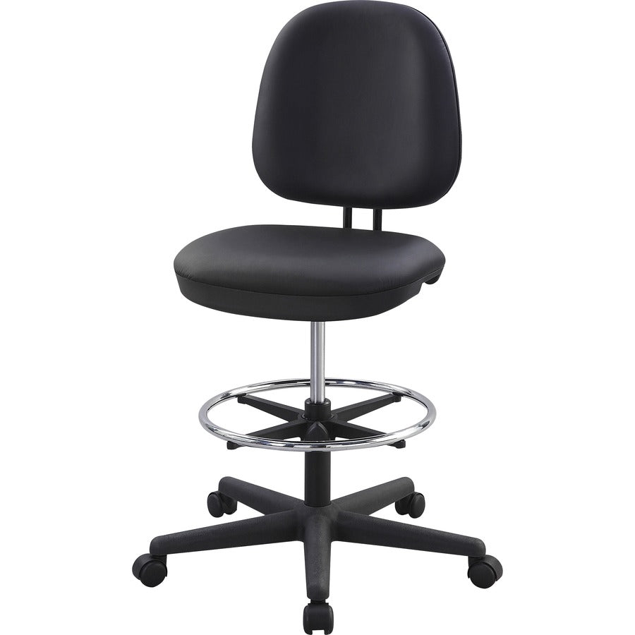 lorell-contoured-back-stool-vinyl-plastic-seat-vinyl-plastic-back-5-star-base-black-1-each_llr62627 - 8