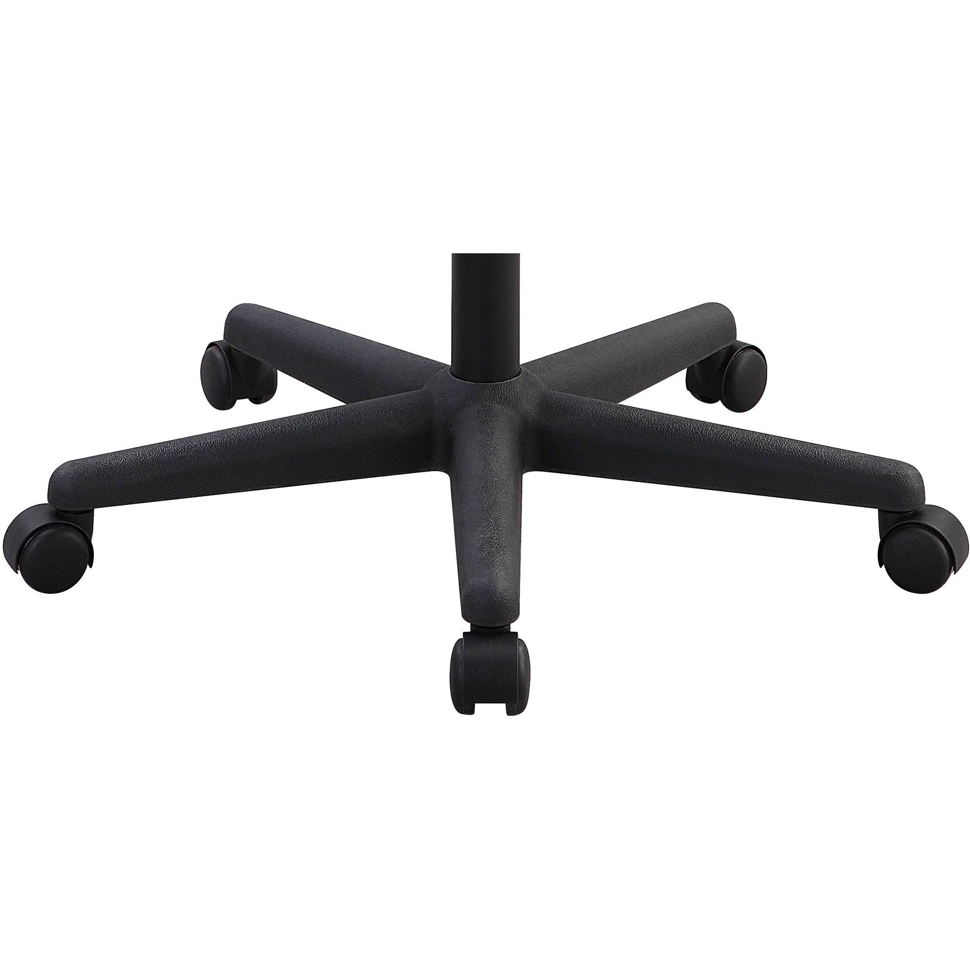 lorell-contoured-back-stool-vinyl-plastic-seat-vinyl-plastic-back-5-star-base-black-1-each_llr62627 - 2
