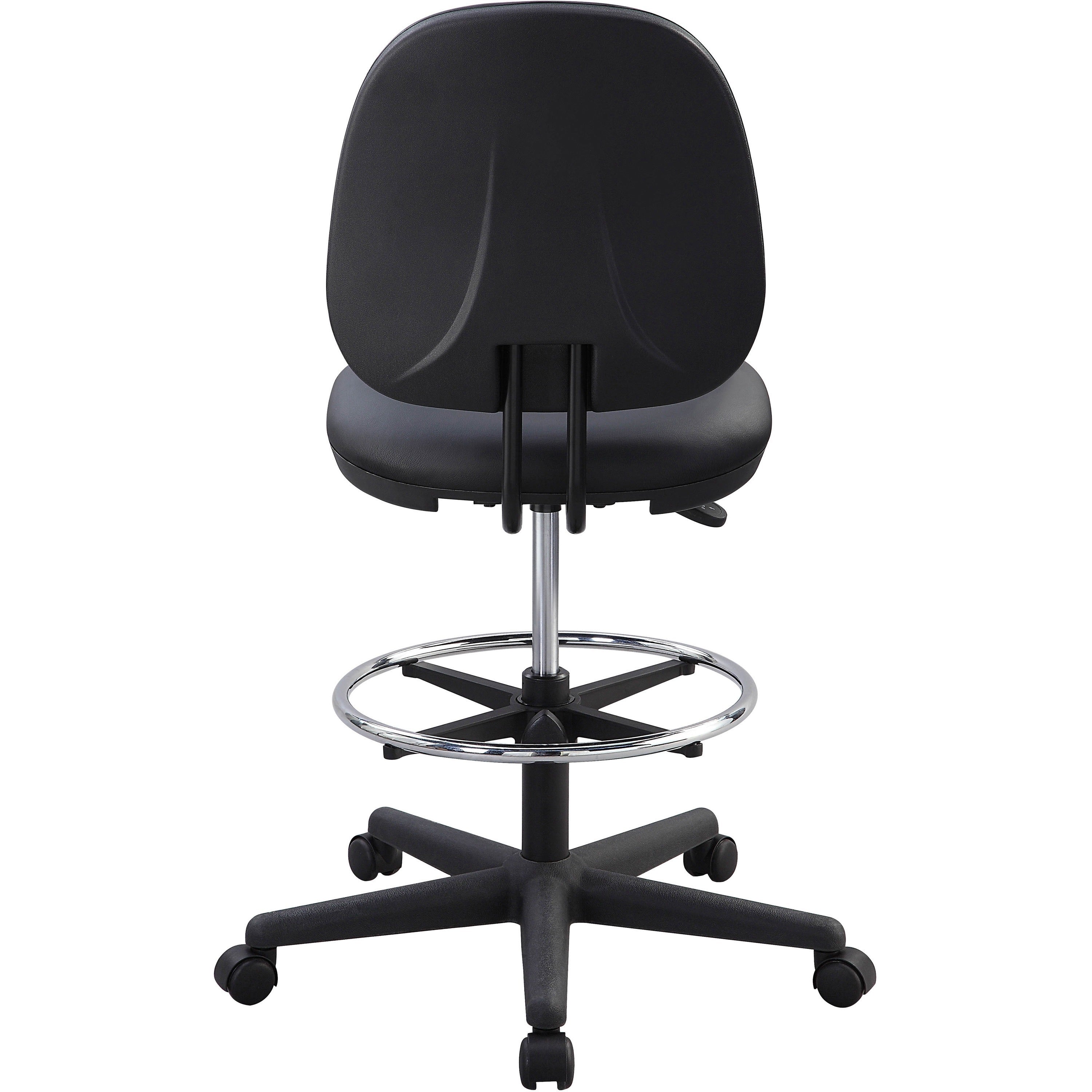 lorell-contoured-back-stool-vinyl-plastic-seat-vinyl-plastic-back-5-star-base-black-1-each_llr62627 - 4