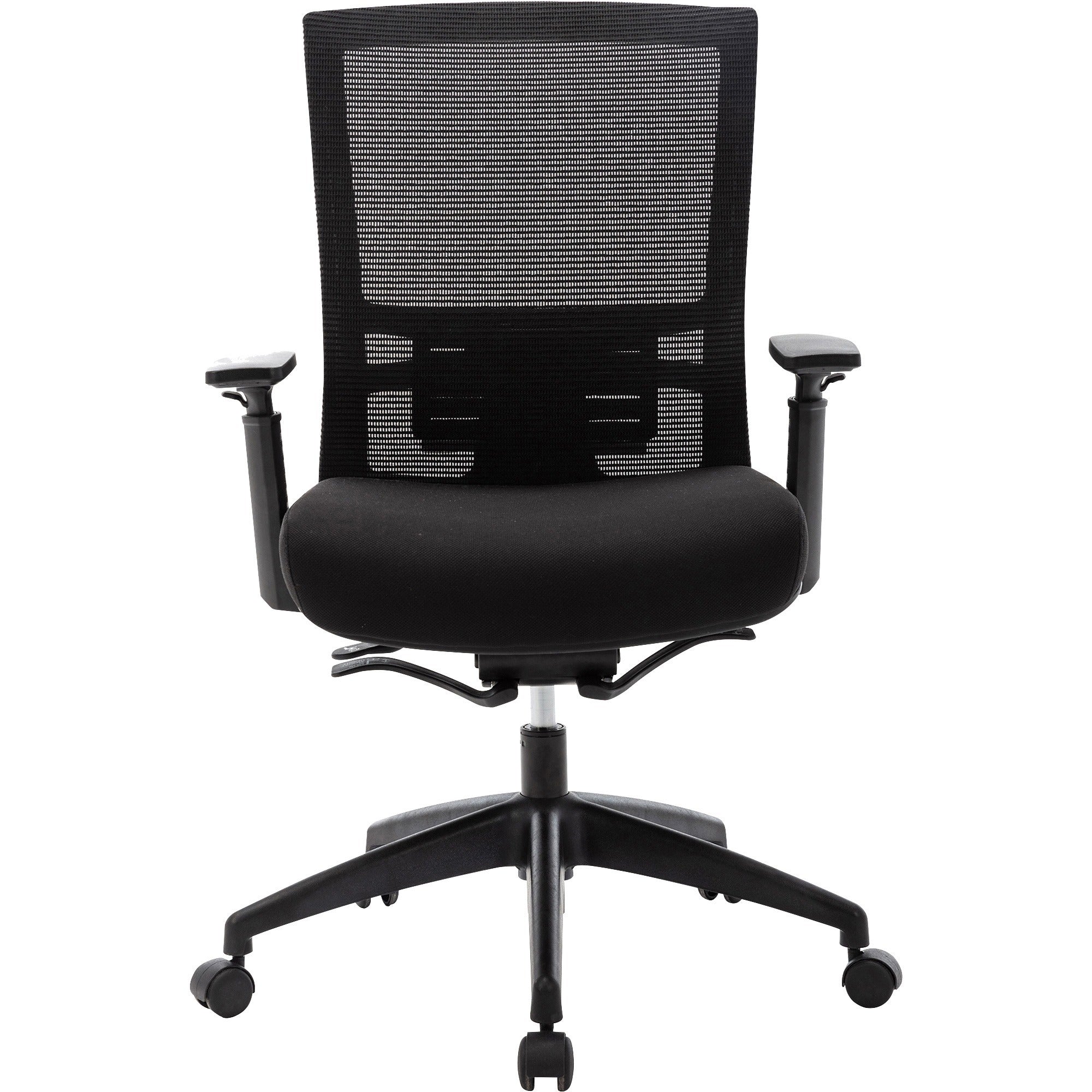 lorell-mesh-mid-back-office-chair-fabric-seat-mid-back-5-star-base-black-1-each_llr62626 - 3