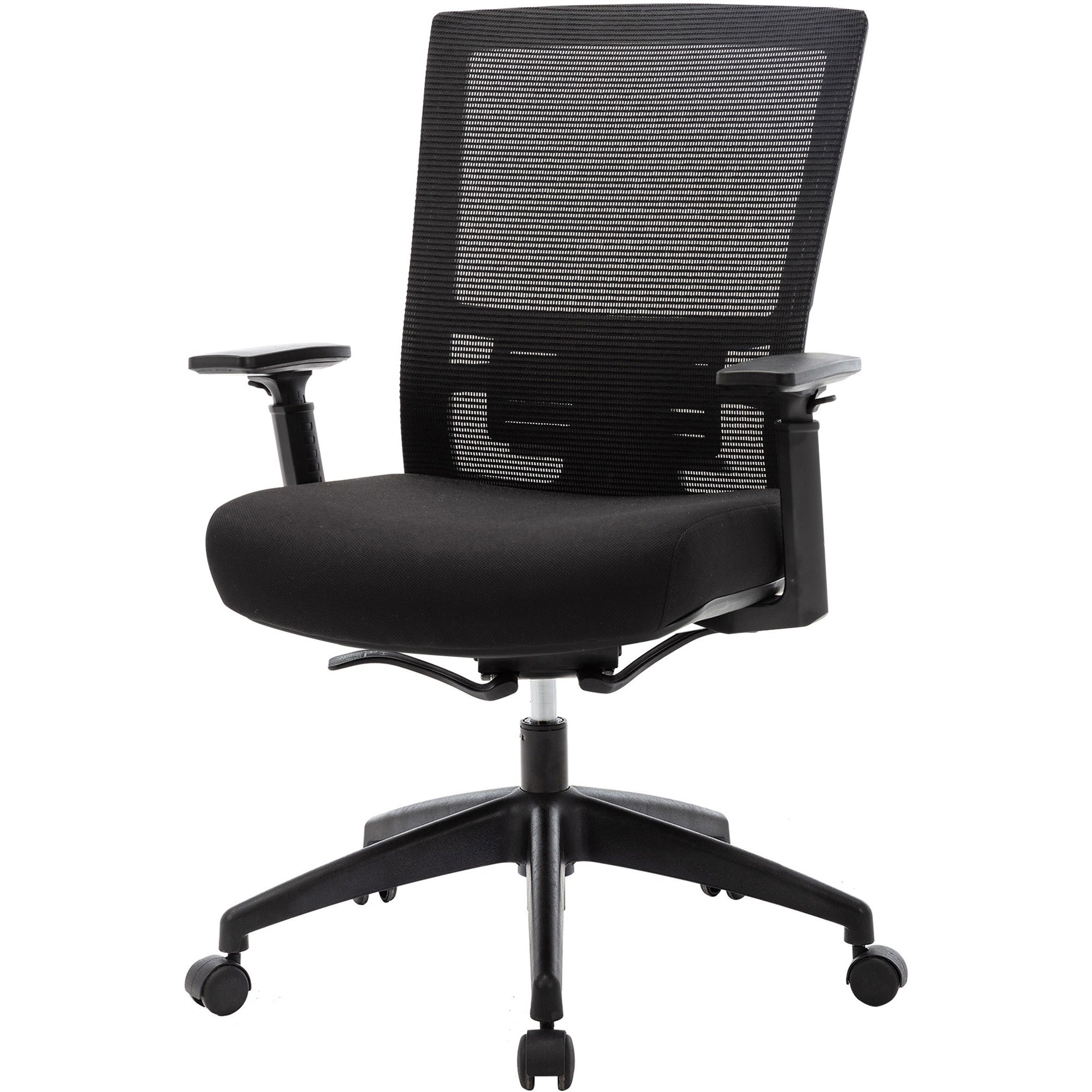 lorell-mesh-mid-back-office-chair-fabric-seat-mid-back-5-star-base-black-1-each_llr62626 - 4