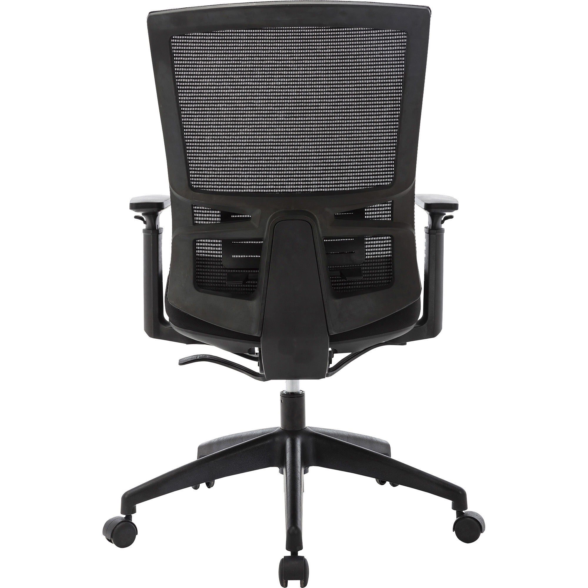 lorell-mesh-mid-back-office-chair-fabric-seat-mid-back-5-star-base-black-1-each_llr62626 - 5