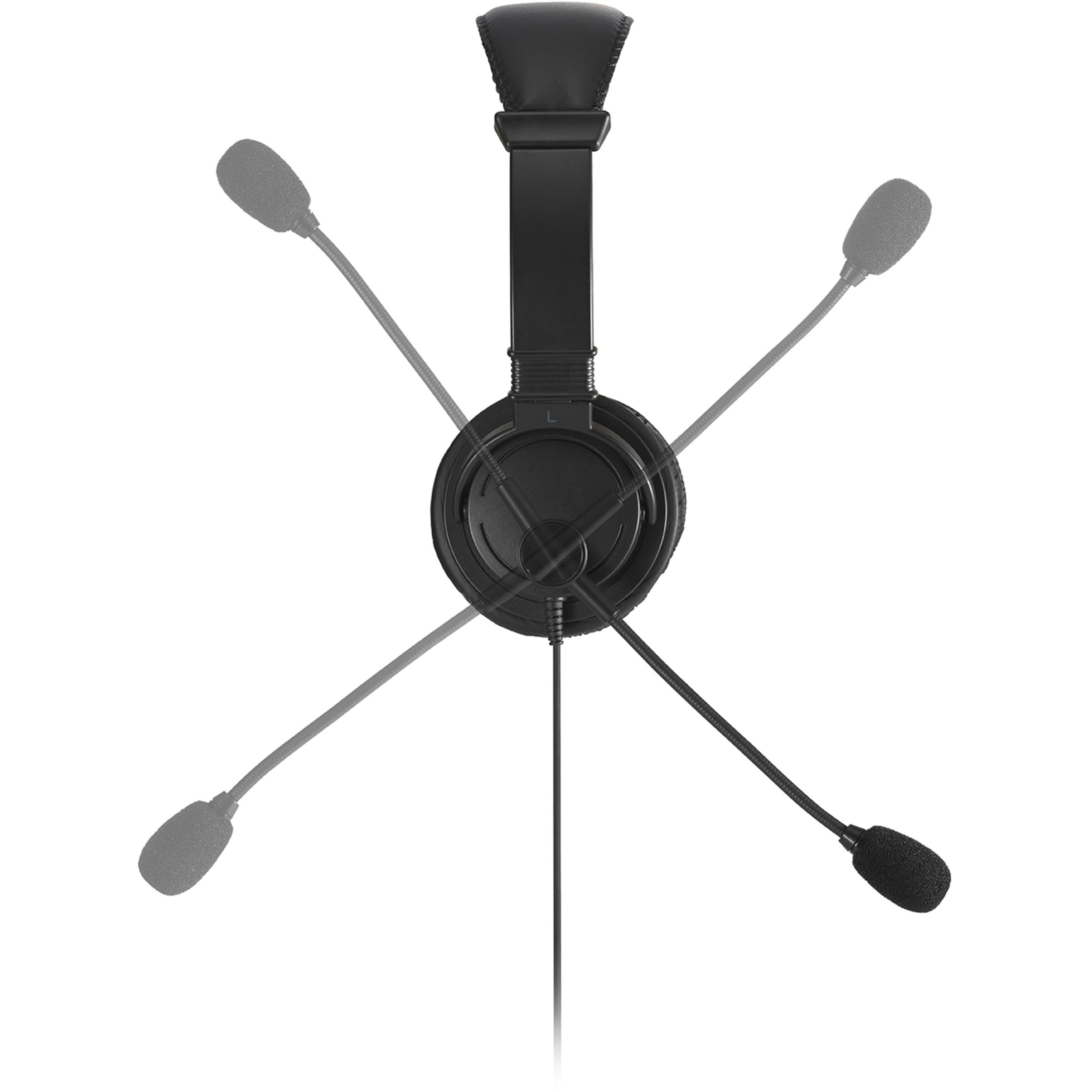 kensington-usb-c-hi-fi-headphones-with-mic-stereo-usb-type-c-wired-over-the-head-binaural-ear-cup-6-ft-cable-noise-cancelling-microphone-noise-canceling-black_kmw97457 - 3
