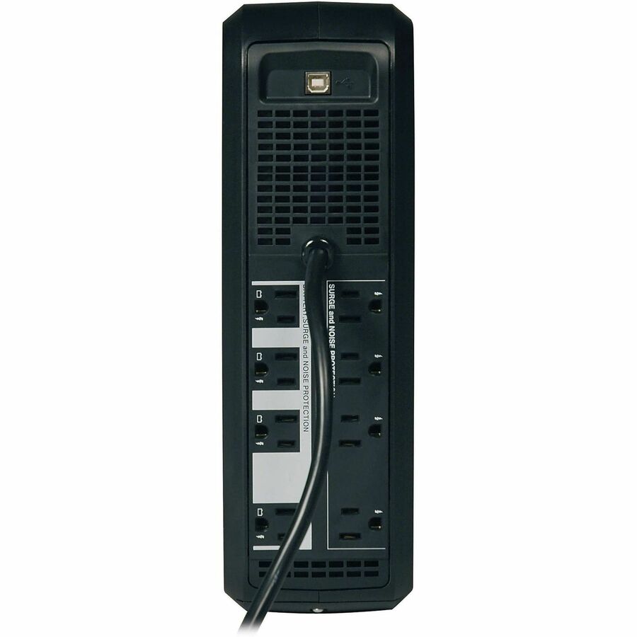 OmniSmart LCD Line-Interactive UPS Tower, 8 Outlets, 900 VA, 870 J