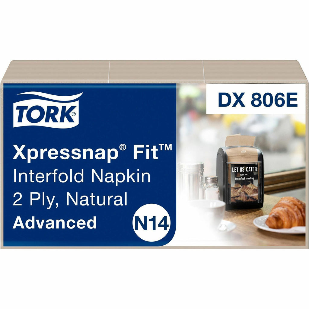Xpressnap Fit Interfold Dispenser Napkins, 2-Ply, 6.5 x 8.39, Natural, 120/Pack, 36 Packs/Carton