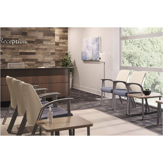 Hand Sanitizer Station Stand, 12 x 16 x 54, Silver