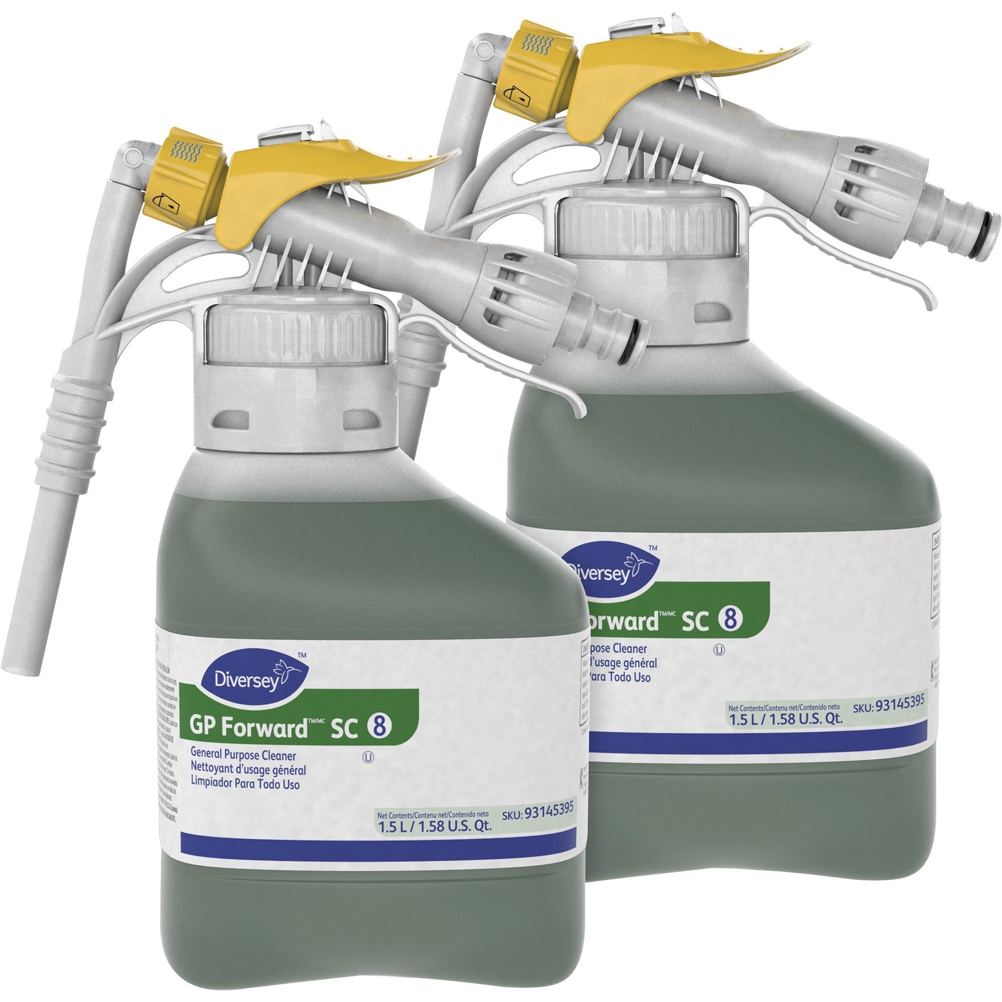 diversey-gp-forward-general-purpose-cleaner-concentrate-507-fl-oz-16-quart-citrus-scent-1-carton-versatile-rinse-free-green_dvo93145395ct - 1