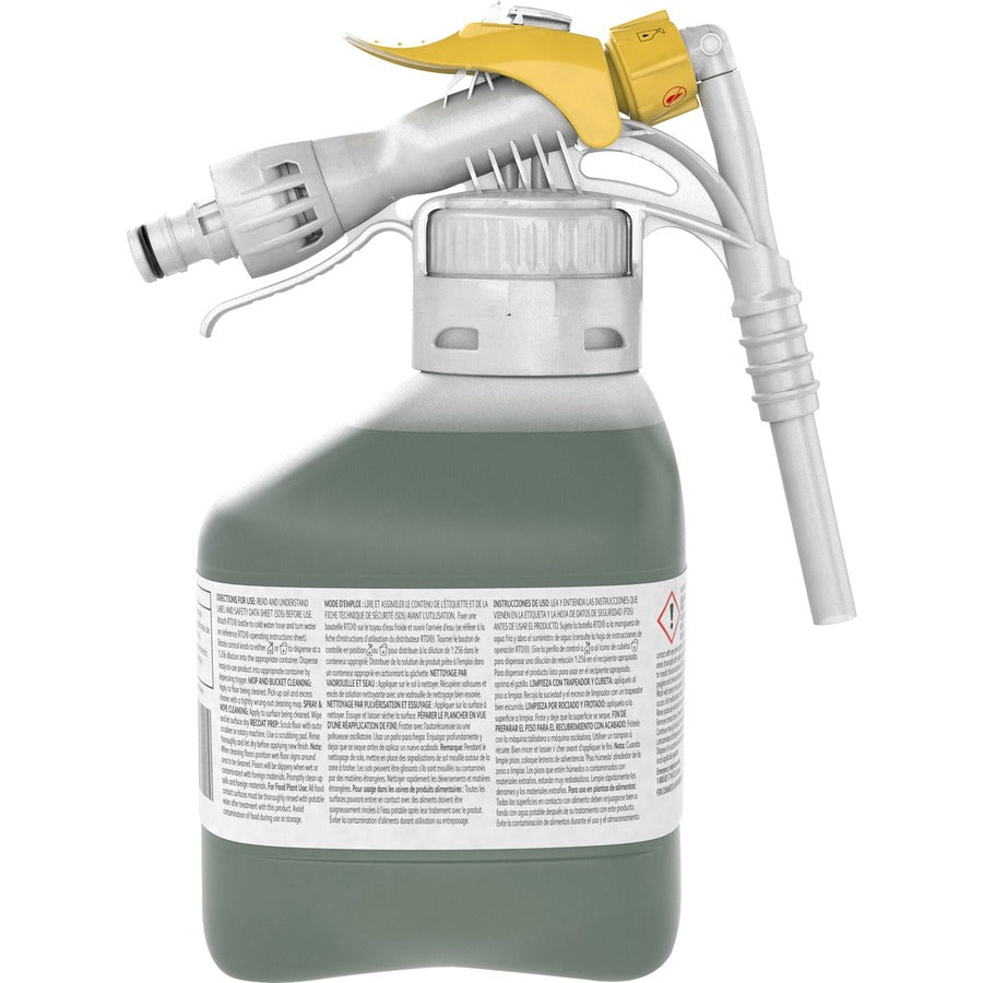 Diversey GP Forward General Purpose Cleaner - Concentrate - 50.7 fl oz (1.6 quart) - Citrus Scent - 1 / Carton - Versatile, Rinse-free - Green