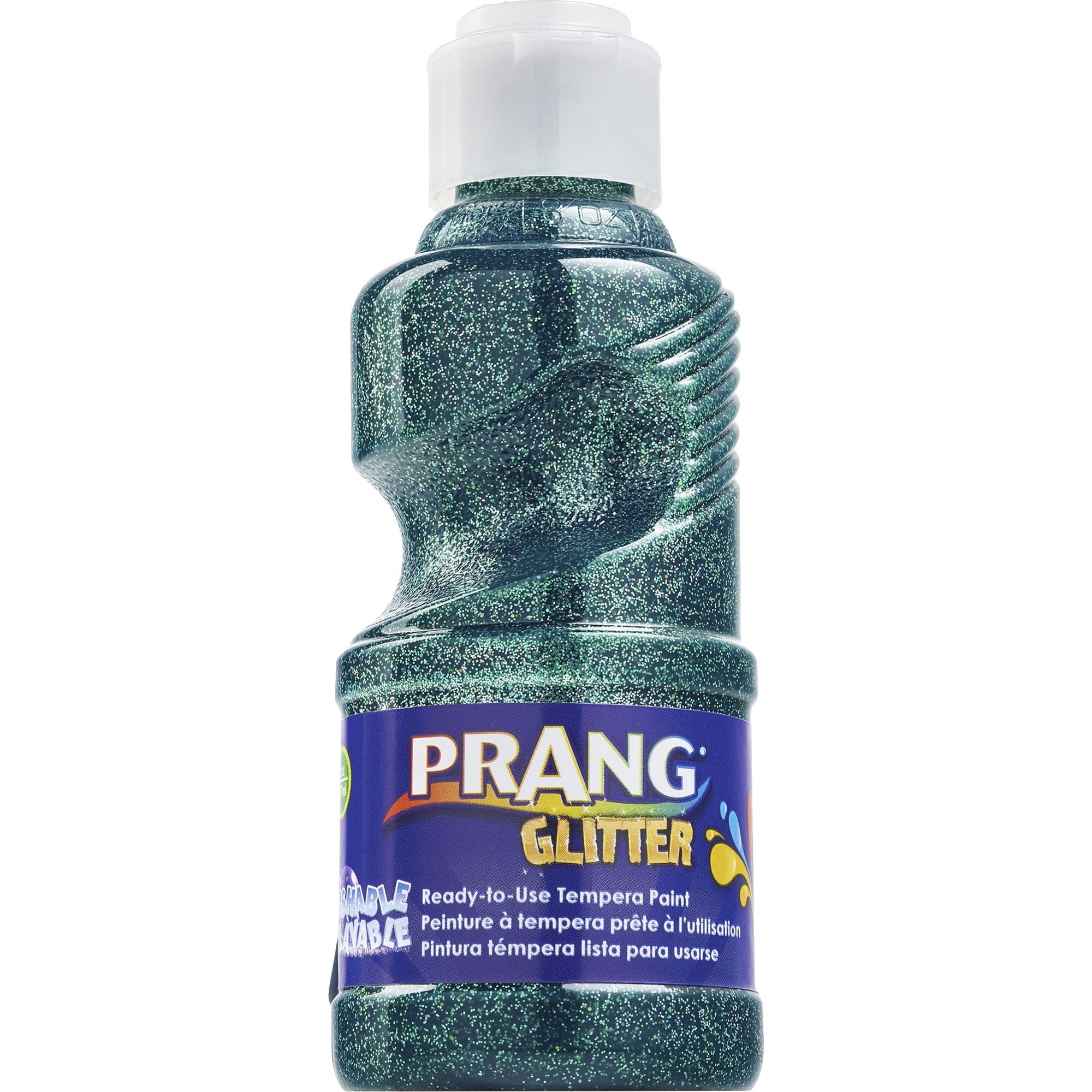 prang-ready-to-use-glitter-paint-8-fl-oz-1-each-glitter-green_dixx11774 - 1