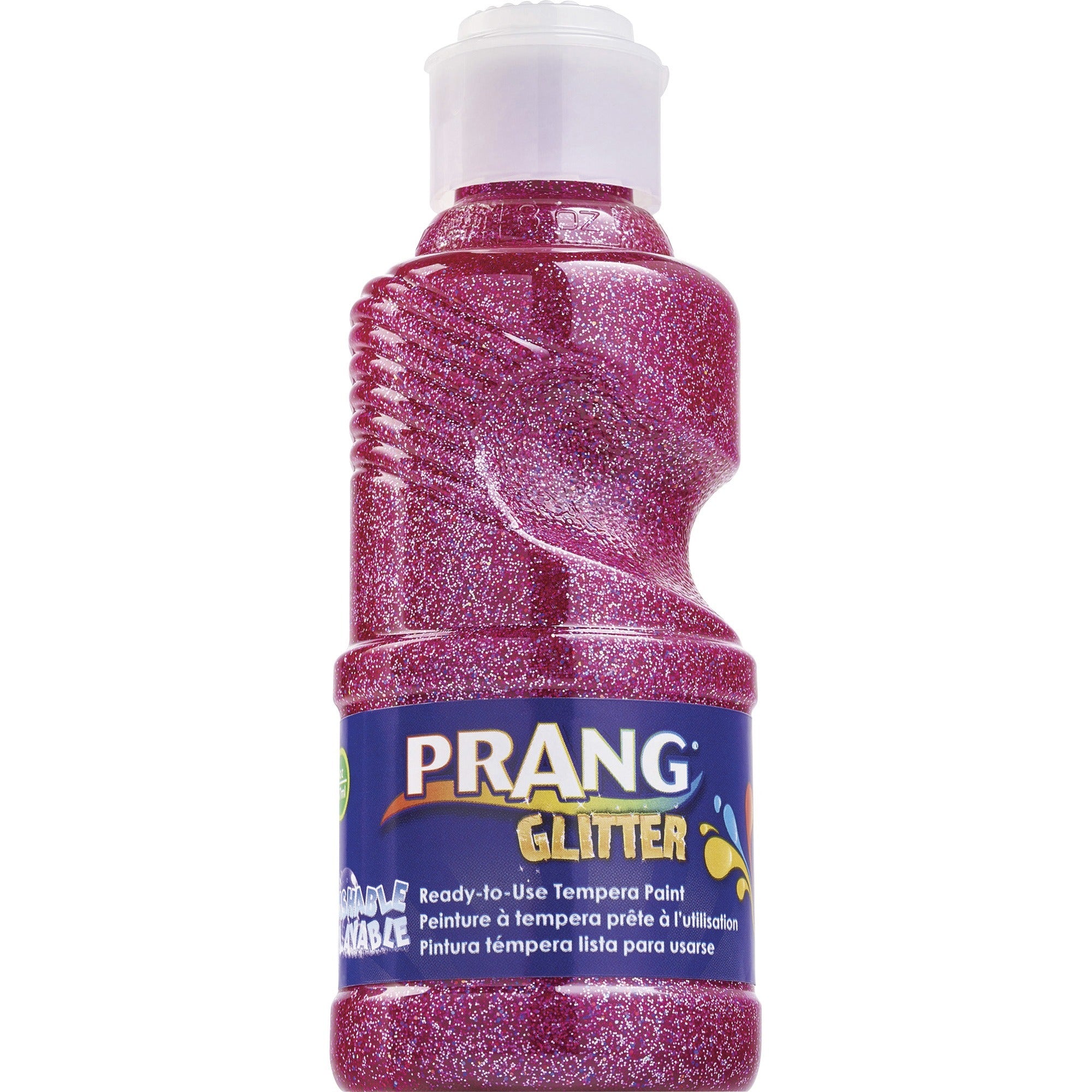 prang-ready-to-use-glitter-paint-8-fl-oz-1-each-glitter-pink_dixx11777 - 1