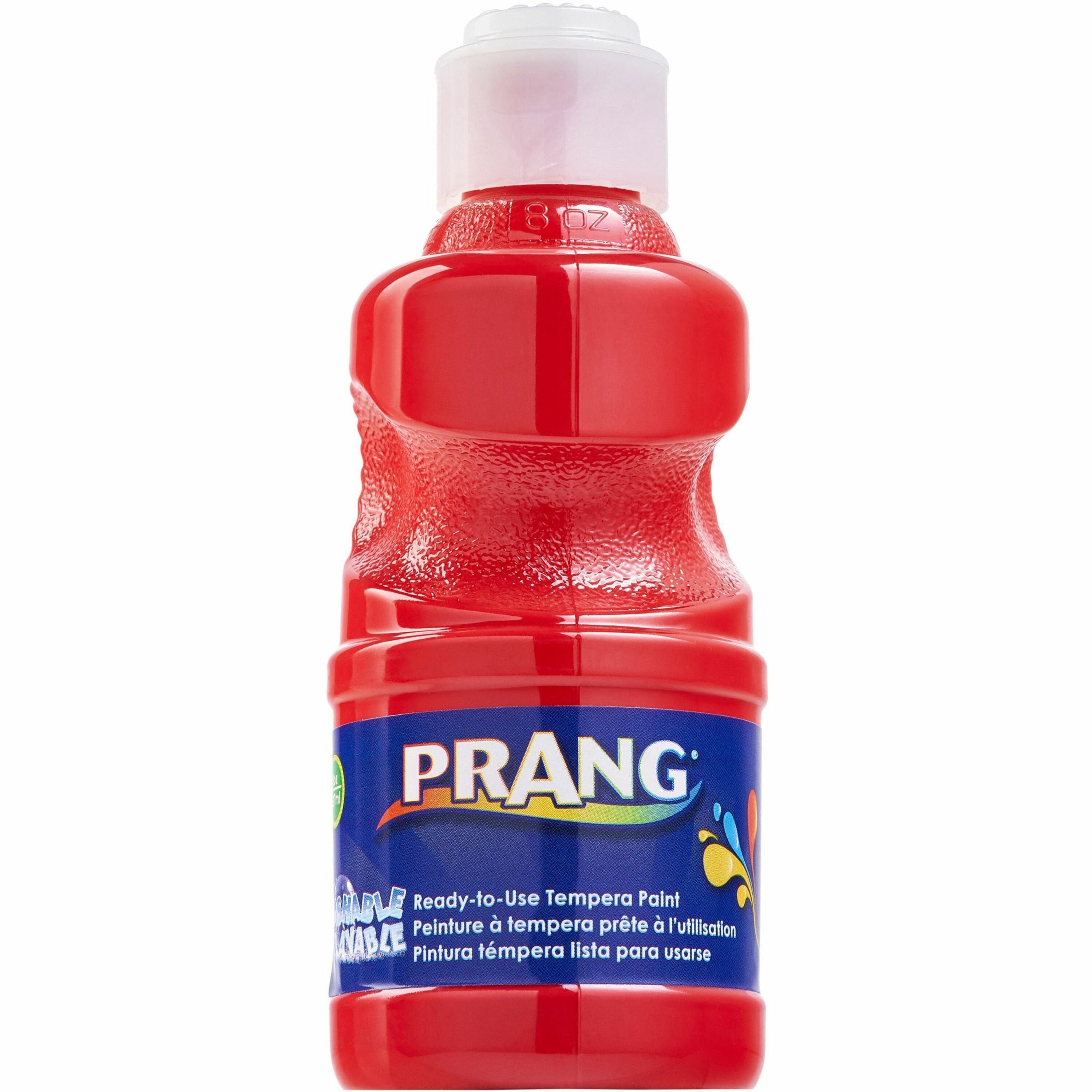 prang-ready-to-use-washable-tempera-paint-8-fl-oz-1-each-red_dixx10801 - 1