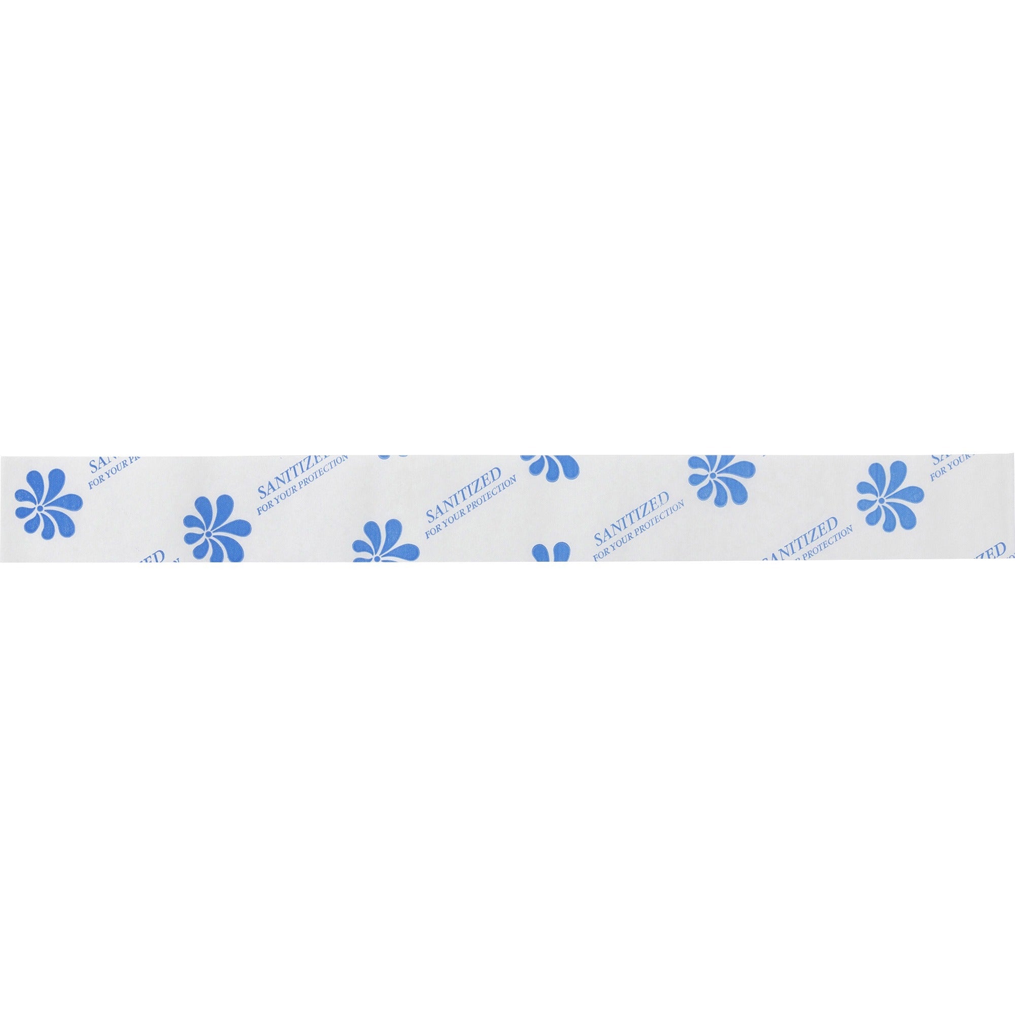 Hospeco Toilet Seat Bands - 2000 / Carton - Blue