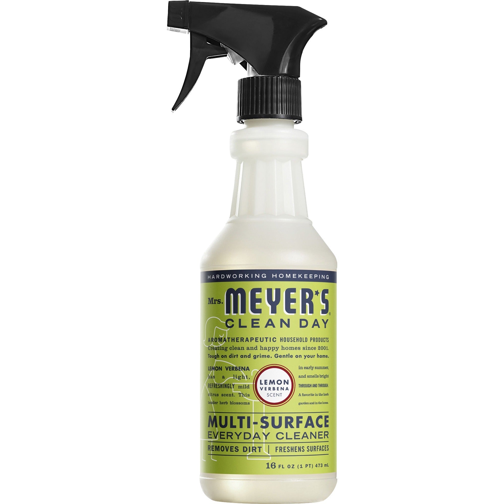 mrs-meyers-clean-day-cleaner-spray-16-fl-oz-05-quart-lemon-verbena-scent-6-carton-cruelty-free-clear_sjn323569ct - 1