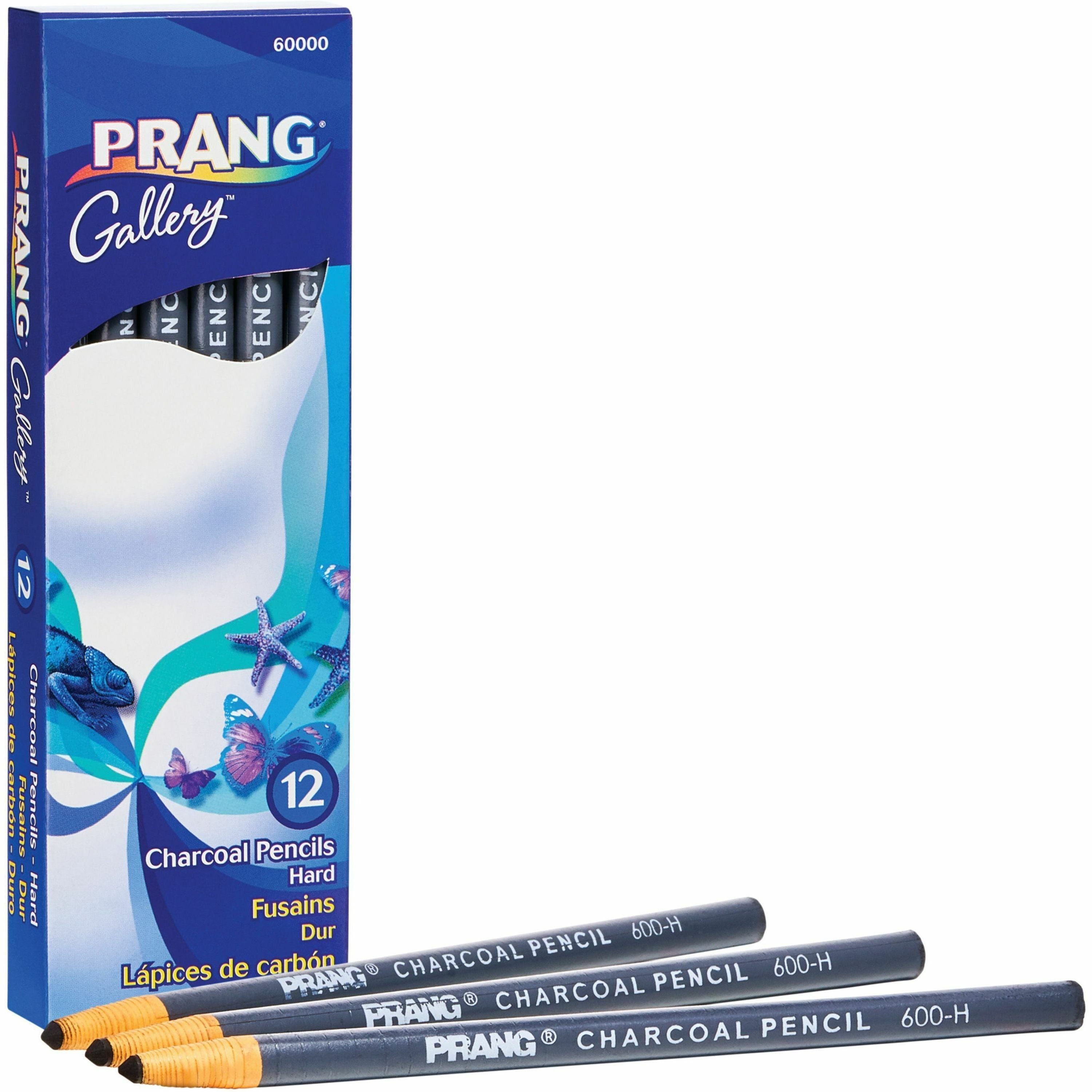 prang-charcoal-pencils-black-lead-12-pack_dixx60000 - 1