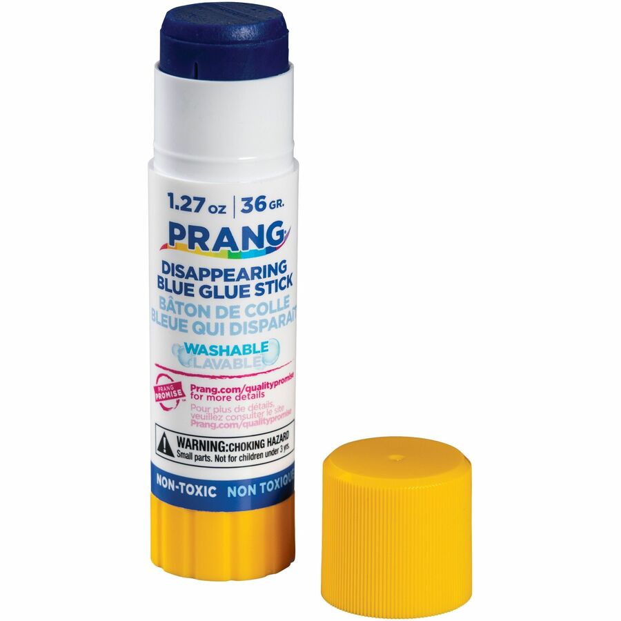 Prang Disappearing Blue Washable Glue Stick - 1.27 oz - 1 Each - Blue