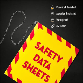 Avery UltraDuty Ring Binder - Letter - 8 1/2" x 11" Sheet Size - 375 Sheet Capacity - 2 2/5" Spine Width - 1.50" Ring - 3 x Slant Ring Fastener(s) - Polypropylene - Yellow - Durable, Flexible, Water Resistant, Abrasion Resistant, Chemical Resist