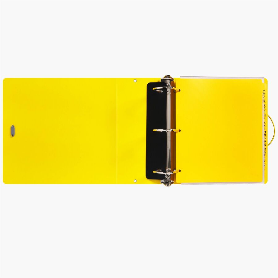UltraDuty Safety Data Sheet Binder Bundle, 3 Rings, 3" Capacity, 11 x 8.5, Yellow/Red