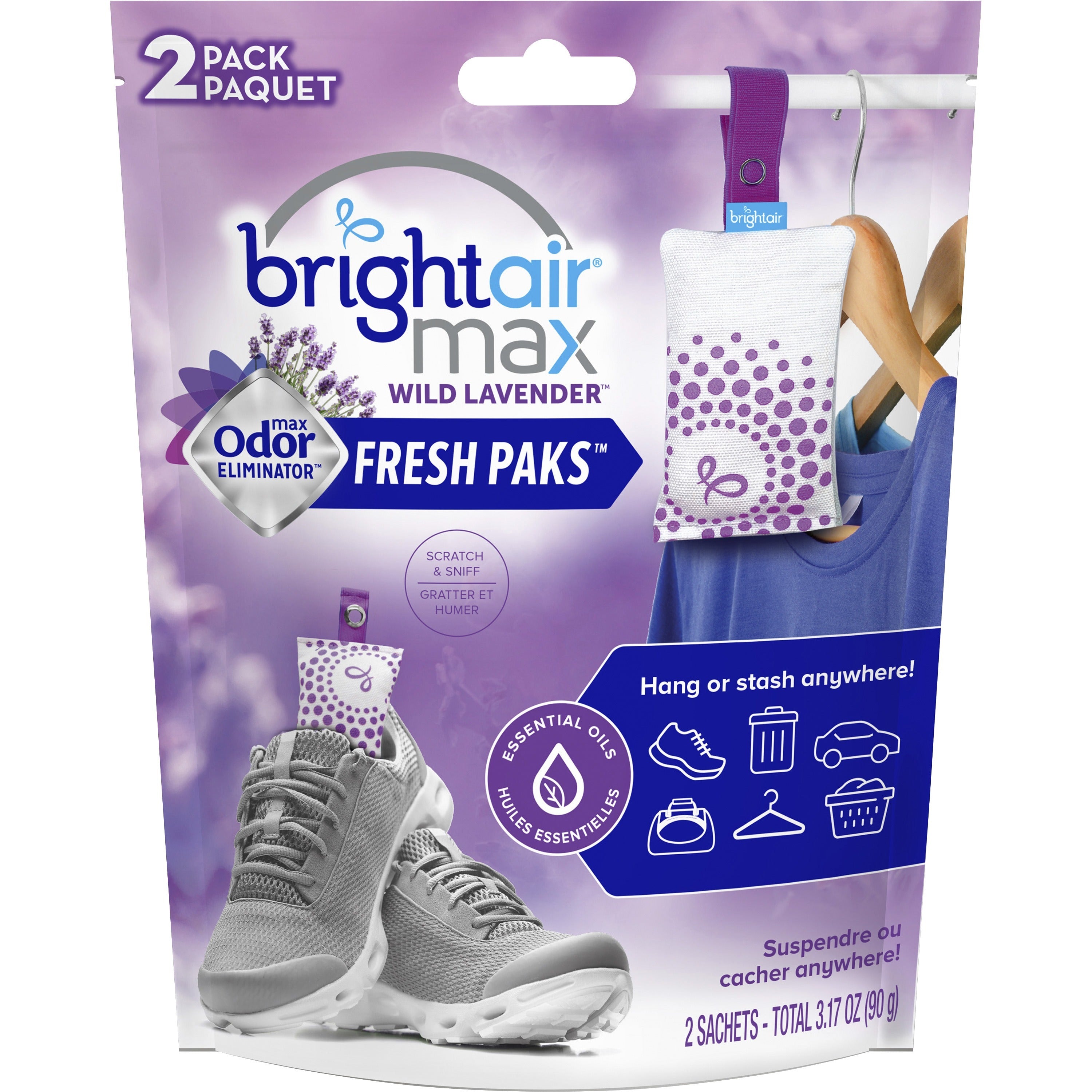 bright-air-fresh-pak-sachets-wild-lavender-2-pack-odor-neutralizer-phthalate-free-paraben-free-formaldehyde-free-npe-free-bht-free_bri900611 - 1