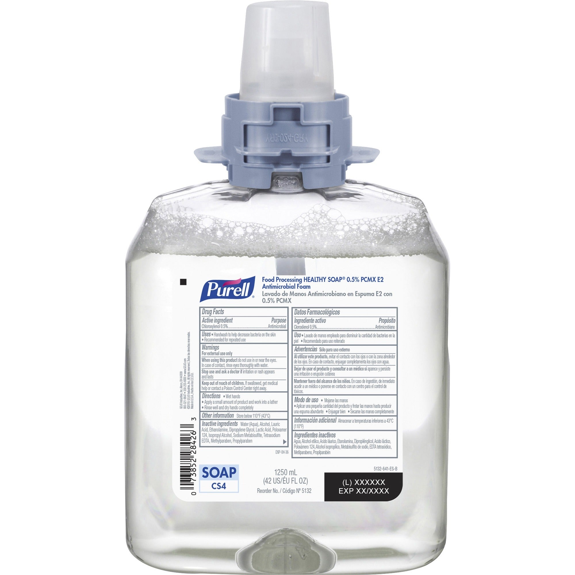 PURELL CS4 Food Processing HEALTHY SOAP 0.5% PCMX E2 Antimicrobial Foam Refill