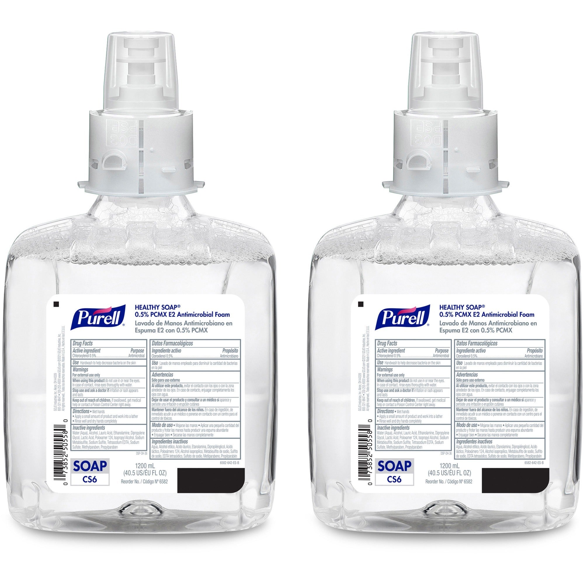 purell-cs6-pcmx-antimicrobial-e2-hand-foam-light-floral-scentfor-406-fl-oz-1200-ml-kill-germs-bacteria-remover-soil-remover-oil-remover-food-processing-industry-hand-dye-free-fragrance-free-hygienic-2-carton_goj658202 - 1