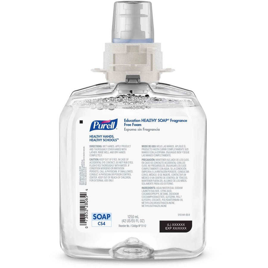purell-cs4-education-healthy-soap-fragrance-free-foam-refill-fragrance-free-scentfor-423-fl-oz-1250-ml-dirt-remover-kill-germs-hand-skin-school-moisturizing-dye-free-4-carton_goj511204 - 4