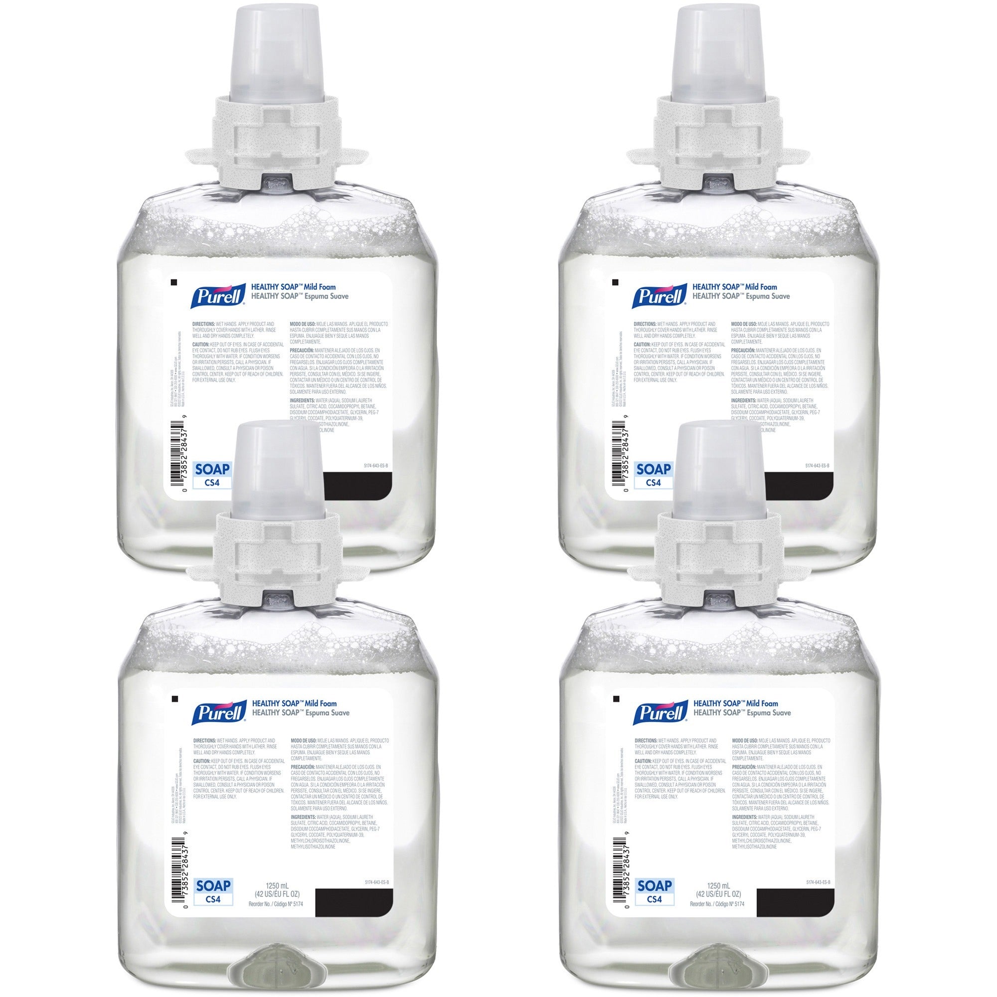 purell-cs4-healthy-soap-mild-foam-refill-423-fl-oz-1250-ml-dirt-remover-kill-germs-hand-moisturizing-dye-free-fragrance-free-4-carton_goj517404 - 1
