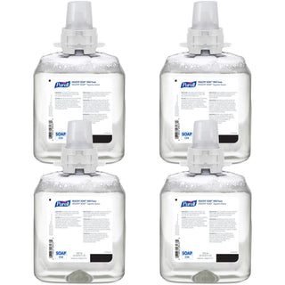 PURELL CS4 HEALTHY SOAP Mild Foam Refill - 42.3 fl oz (1250 mL) - Dirt Remover, Kill Germs - Hand - Moisturizing - Dye-free, Fragrance-free - 4 / Carton