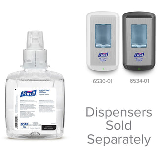 PURELL CS6 Refill Healthy Soap Mild Foam - Fresh Fruit ScentFor - 40.6 fl oz (1200 mL) - Dirt Remover, Kill Germs - Hand, Skin - Moisturizing - Fragrance-free, Dye-free, Bio-based - 2 / Carton
