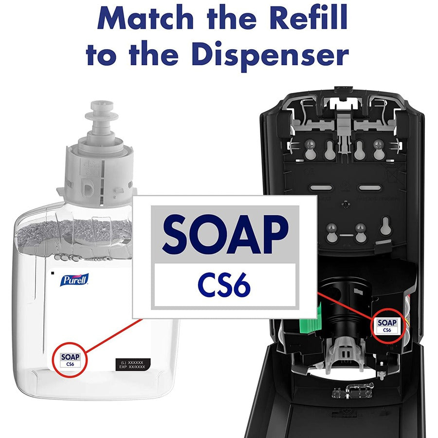 purell-cs6-refill-healthy-soap-mild-foam-fresh-fruit-scentfor-406-fl-oz-1200-ml-dirt-remover-kill-germs-hand-skin-moisturizing-fragrance-free-dye-free-bio-based-2-carton_goj657402 - 4