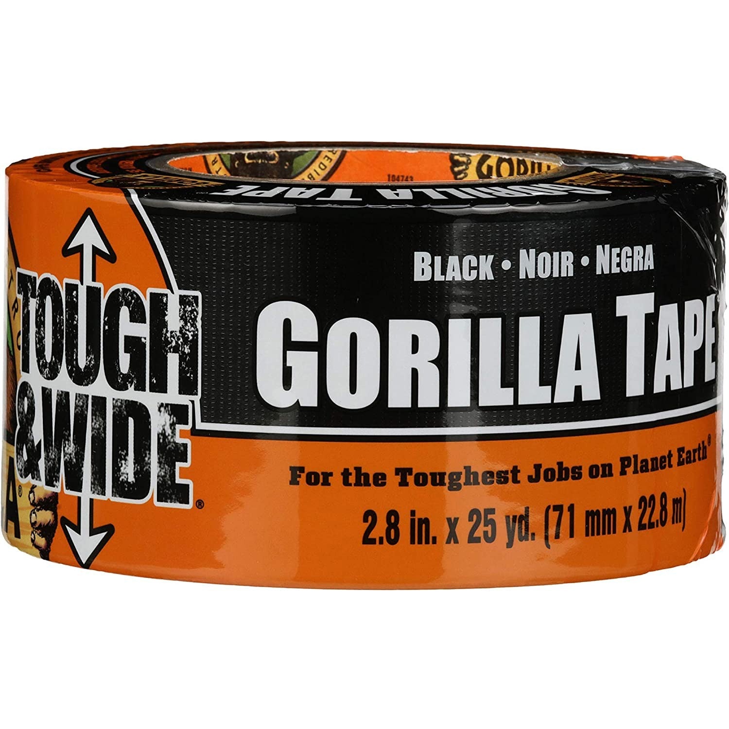 gorilla-tough-&-wide-tape-25-yd-length-x-288-width-1-each-black_gor106425 - 1