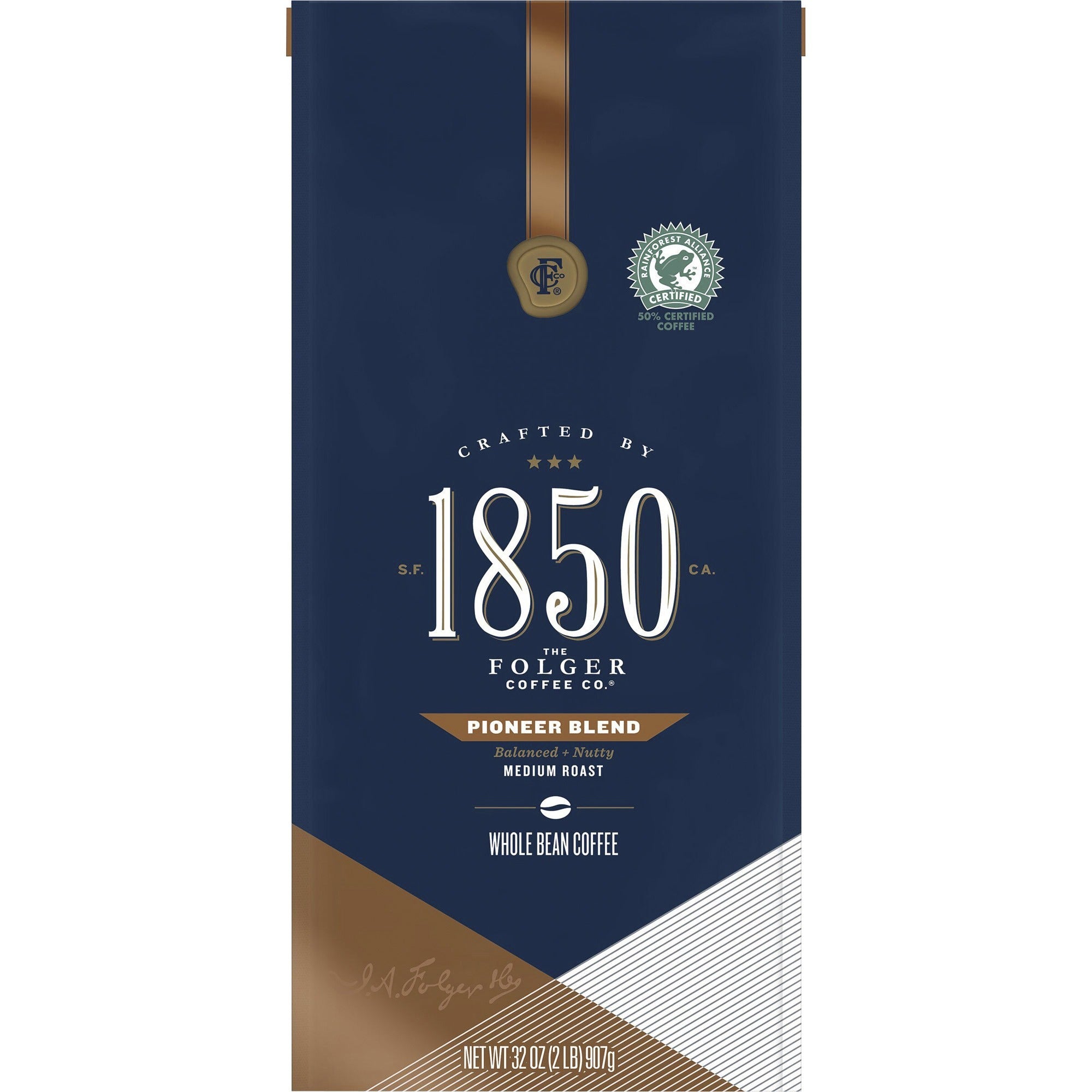 1850-whole-bean-pioneer-blend-coffee-medium-32-oz-1-each_fol21521 - 1