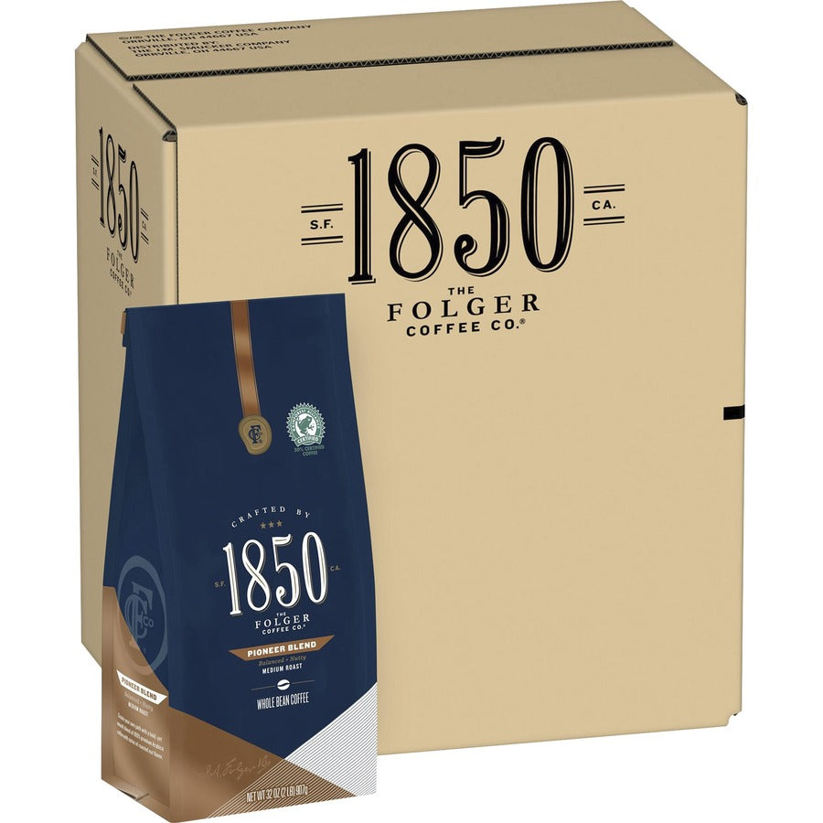 1850-whole-bean-pioneer-blend-coffee-medium-32-oz-1-each_fol21521 - 5
