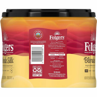 Folgers Ground Blond Silk Coffee - Light/Mild - 22.6 oz - 1 Each