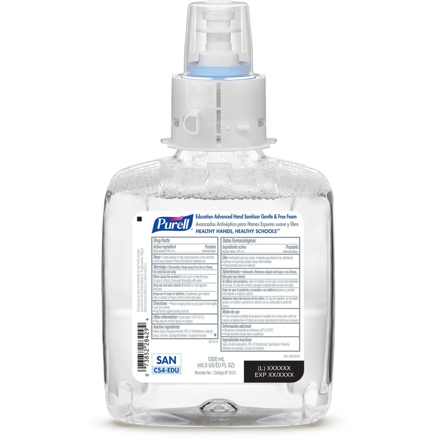 purell-hand-sanitizer-foam-refill-406-fl-oz-1200-ml-kill-germs-school-hand-dye-free-fragrance-free-hygienic-4-carton_goj515104 - 3
