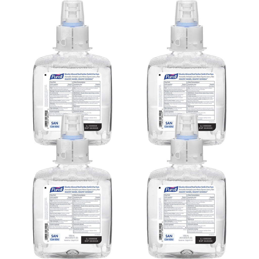 purell-hand-sanitizer-foam-refill-406-fl-oz-1200-ml-kill-germs-school-hand-dye-free-fragrance-free-hygienic-4-carton_goj515104 - 1