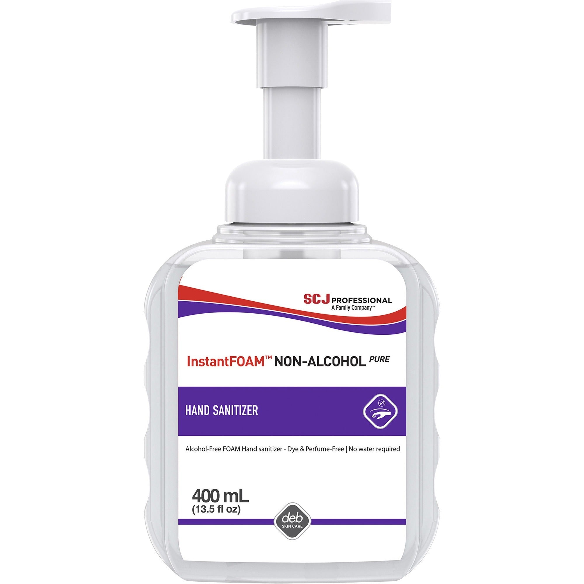 SC Johnson InstantFOAM Hand Sanitizer Foam - 13.5 fl oz (400 mL) - Pump Bottle Dispenser - Kill Germs - School, Prison, Healthcare, Hospital, Education, Hospitality, Automotive, Industrial, Retail, Office & Commercial Facilities, Building Service Con